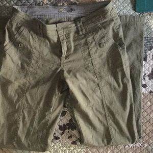 Prana pants size 4 green